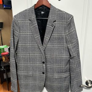 Men’s checkered houndstooth blazer